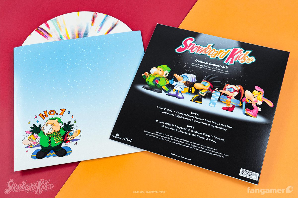 There’s SNOW way you’ll want to miss this… 🏂 Shred through iconic tracks from Snowboard Kids with the ATLUS x @Fangamer Snowboard Kids Vinyl! Buy now ➡️ atlus.link/SK-Vinyl