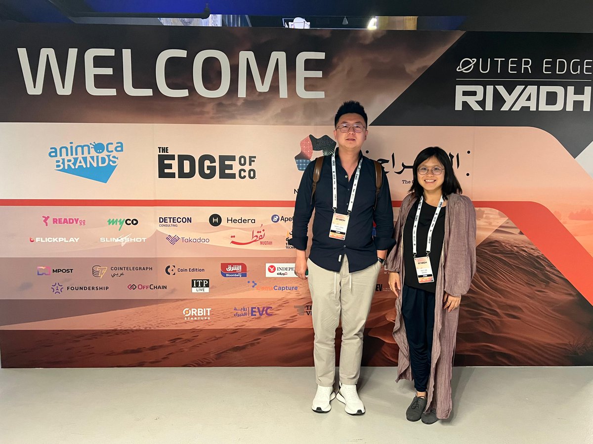 Adaverse_Acc's tweet photo. Today at the #OuterEdgeRiyadh, Adaverse engaged with founders showcasing top-tier innovations poised to redefine the industry in KSA and beyond.

#Web3 #Innovation #TechChange #AI  #Adaverse https://t.co/VRCN2xXBTj
