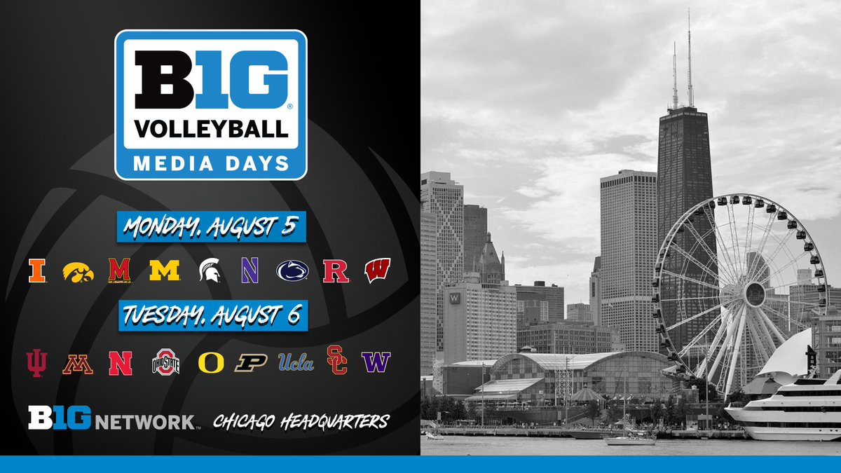Coming 🔜 2024 Big Ten Volleyball Media Days