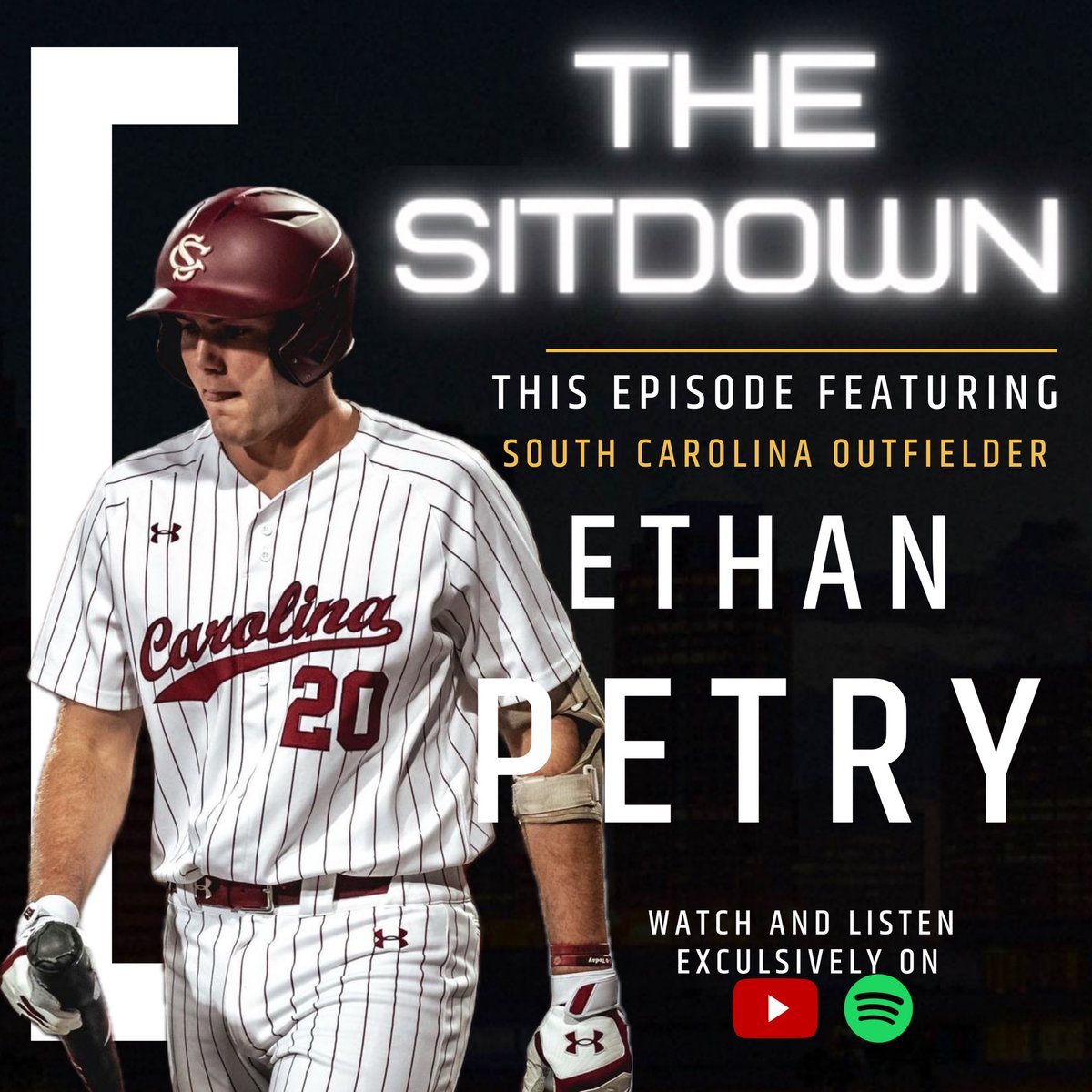 Next Guest: South Carolina Outfielder Ethan Petry (@ethanpetry23)

#ComeSitdownWithEthan

Full Podcast Drops on April 24th at 1:00 EST / 2:00 CST