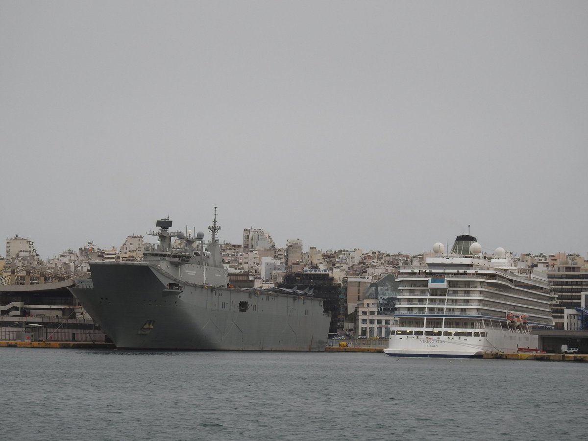 Welcome to Piraeus @Armada_esp @EjercitoAire @Web_AME @EMADmde @NATO_AIRCOM @NATO_MARCOM @COM_SNMG1
