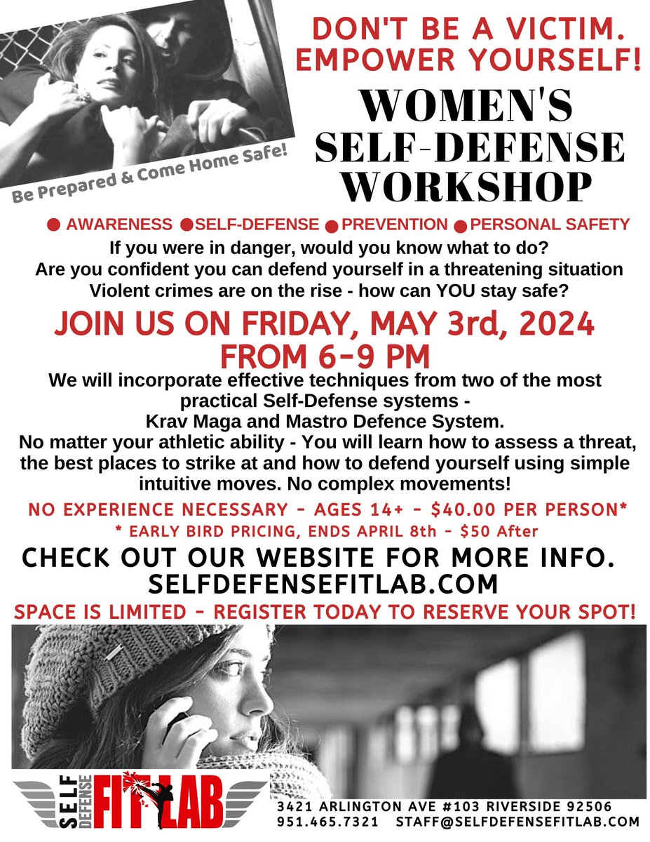 MDSNorthAmerica's tweet photo. Learn simple, effective moves to help keep you safe.  Register now @ https://t.co/nvhTCenKf5 https://t.co/Z41Tzz5fme