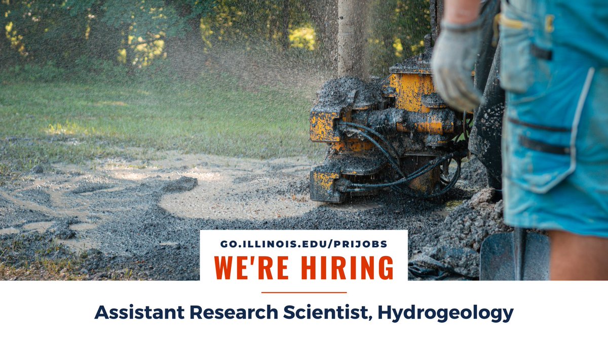 We're #hiring an Assistant Research Scientist, Hydrogeology, to carry out research on #groundwater and more! 🔗 Learn more at the link in the thread. #stemcareer #geology #geoscience #job #sciencejob