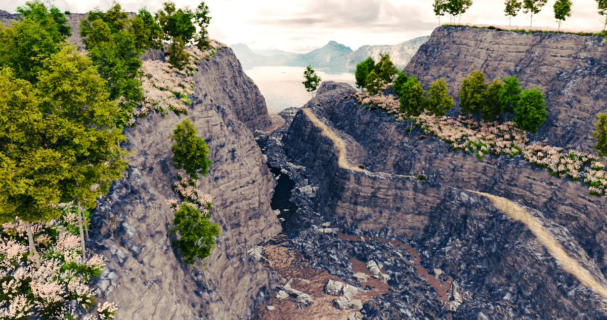 true_vfx's tweet photo. Scale new heights with @Berglmir's latest masterpiece 🏞️,
Sculpted entirely with True-Terrain 5. Dare to explore?
#TrueTerrain #DigitalHighlands #EpicRender #VFXWorldBuilding https://t.co/Wb9iHGGHf9