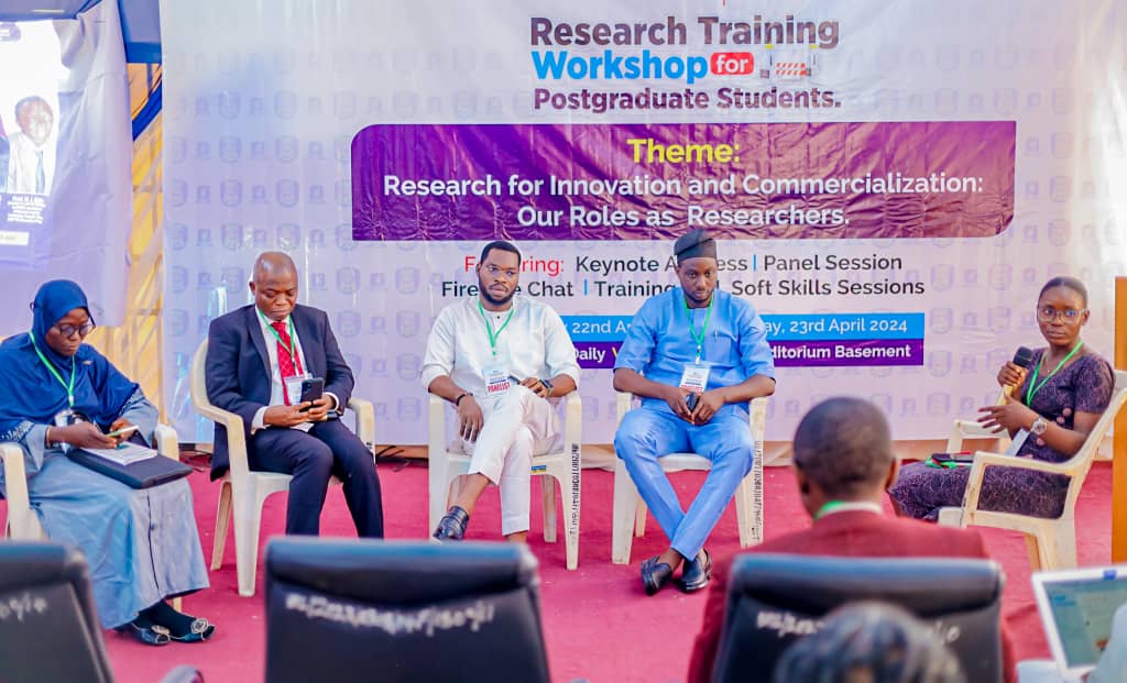 I was a panelist at the University of Ilorin Postgraduate Students Association workshop on the roles of researchers in Innovation and commercialization. During the panel session, I shared insights on how researchers can the academic community leverage innovation,