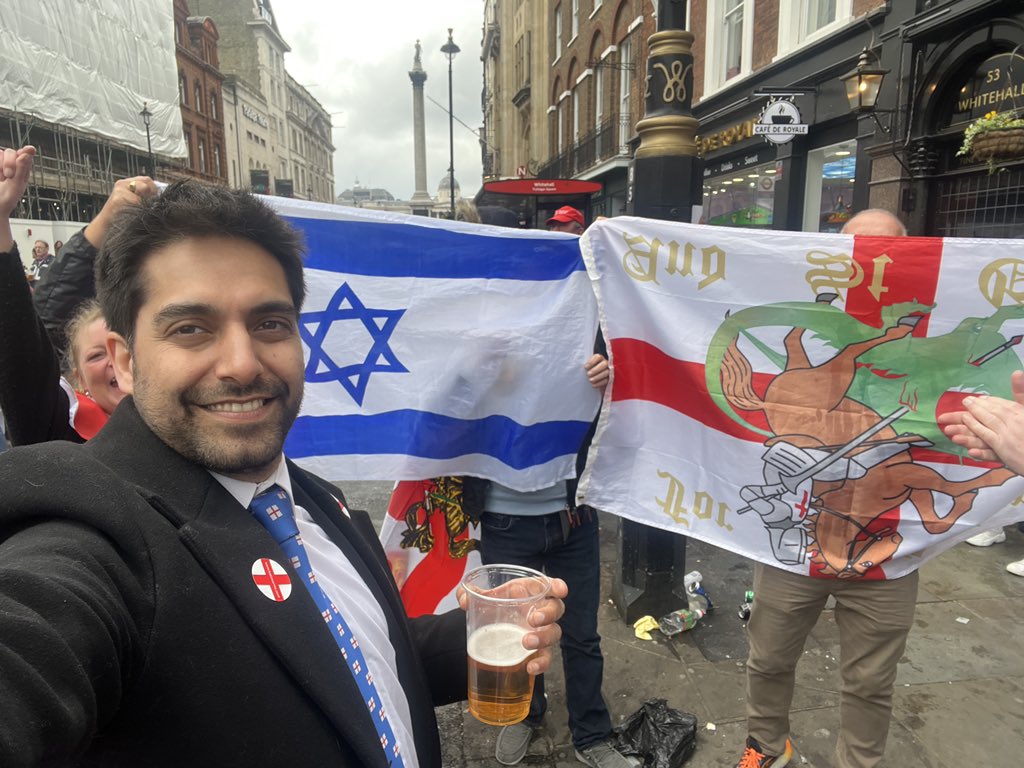 Israeli patriots and English patriots united 💙 ❤️