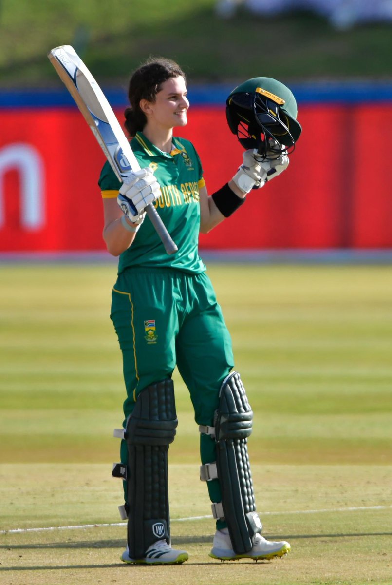 Laura Wolvaardt scored 184* off 147 balls in the third ODI against Sri Lanka in Potchefstroom – the highest score by a SA woman in all international formats. #GirlPower