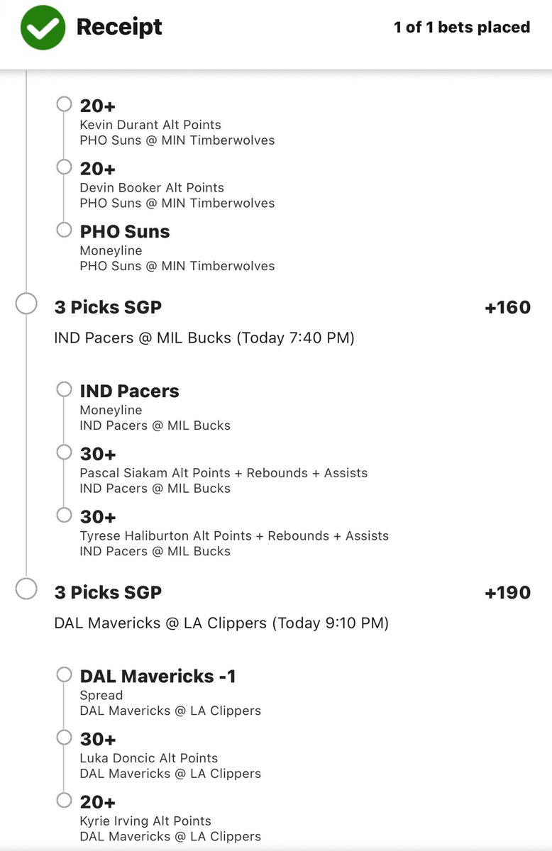 #RoadWarriors parlay for tonight’s #NBA playoffs! +2200 flyer… 👀 Who’s in? #NBATwitter