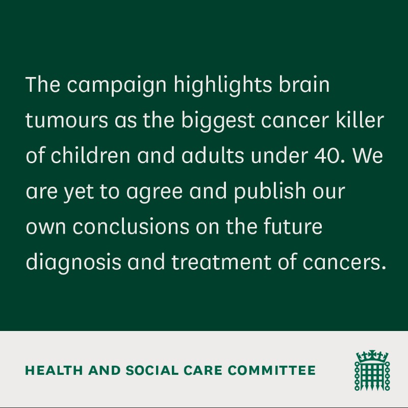 CommonsHealth's tweet photo. A cross-party group of MPs have written to the Department for Health and Social Care calling for a National Brain Tumour Strategy.

Our view 👇