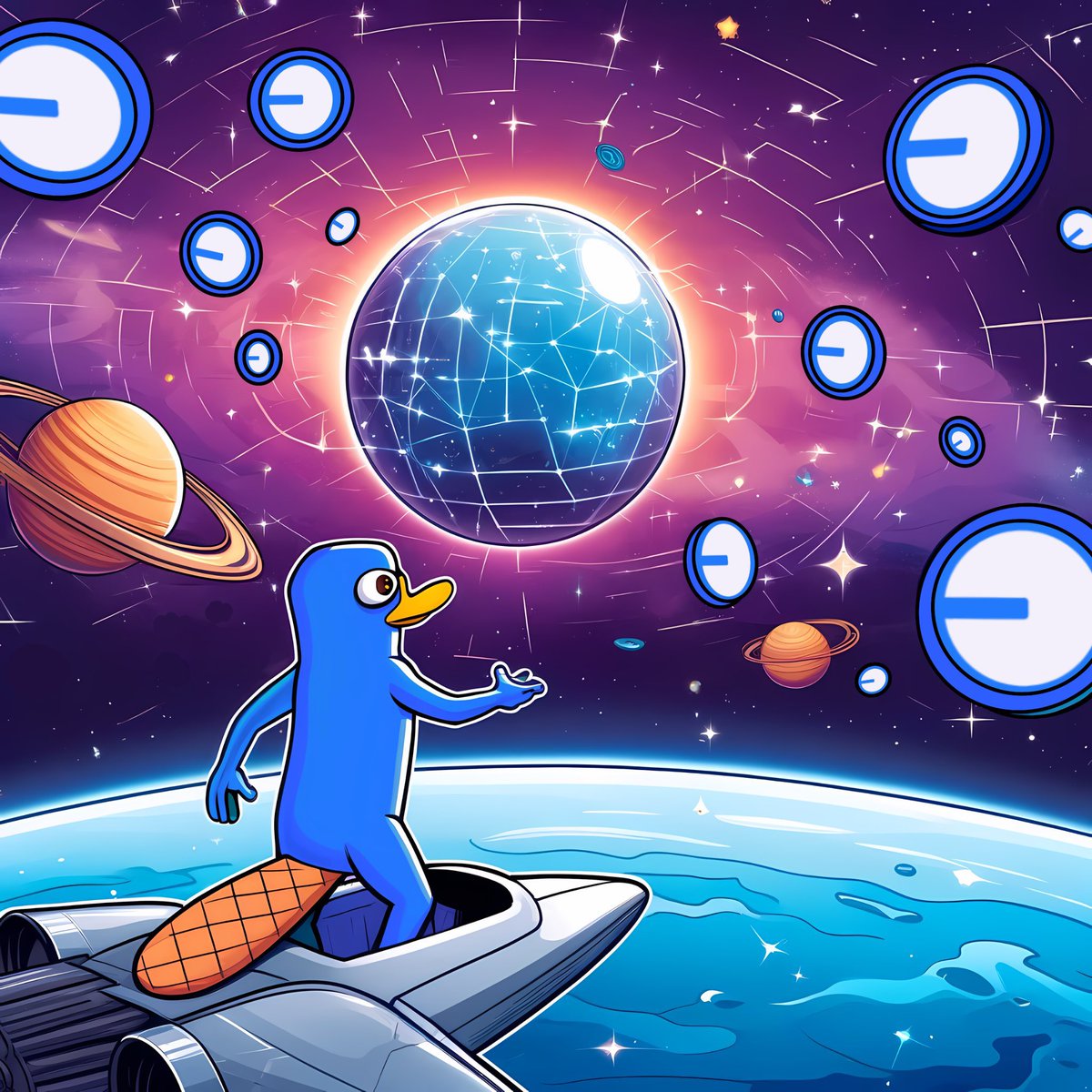 PlatzyOnBase's tweet image. $PLATZY doesn’t want the moon, he wants the whole universe.

$5,000 in ETH giveaway when we get back to a 2M MC!