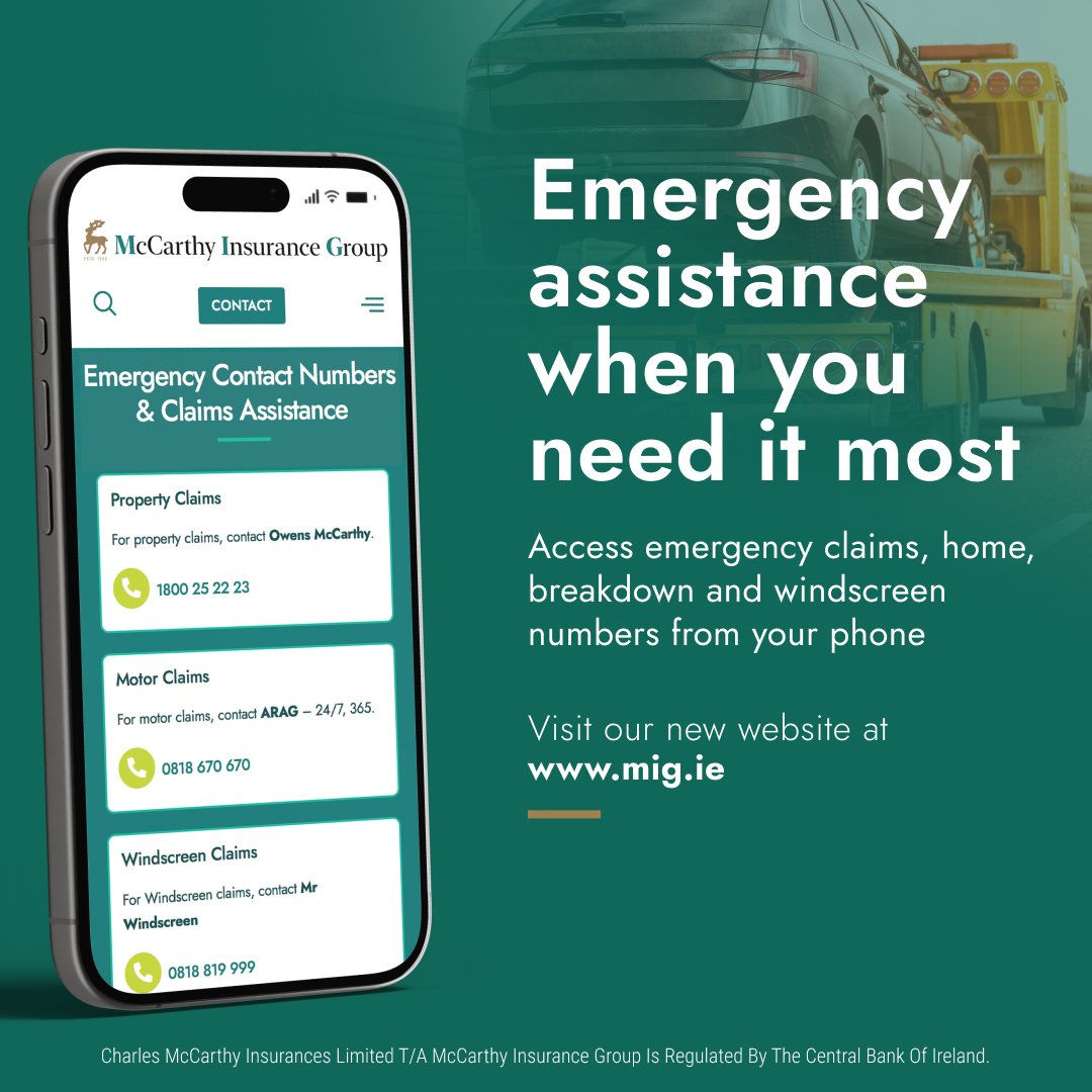We're there for you when you need it most – with the launch of our new website, it's now easier than ever to access emergency assistance. 📲 our Emergency Assistance portal reinforces our commitment to being there for you, 24/7. [Ad]