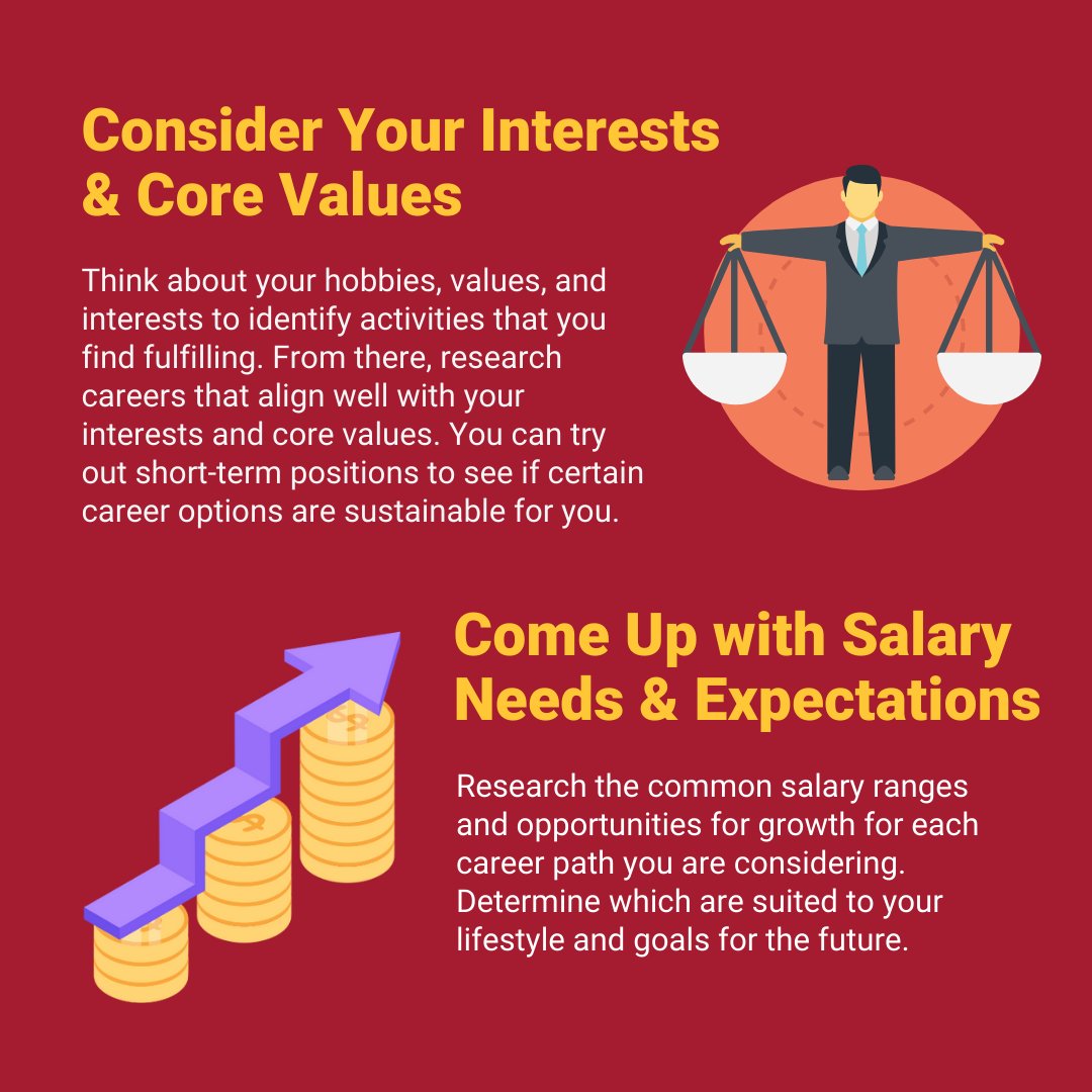 Choosing a career path can be a stressful task, but by following these tips from Indeed, you can make an informed decision that is well-suited to your lifestyle and goals. Read 'How To Choose a Career Path in 9 Steps' to learn more: indeedhi.re/4aZj8X2 #TipTuesday #firstgen