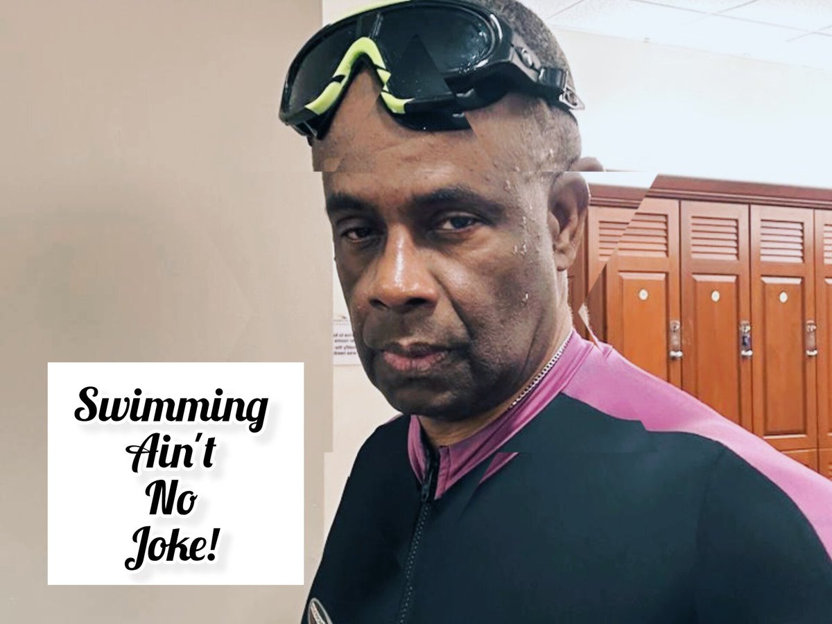 ONE BLACKMAN'S OPINION: Running, lifting weights, & bicycle riding is good exercise! Everything considered, please know that swimming ain't no joke!🙄 #OneBlackmansOpinion