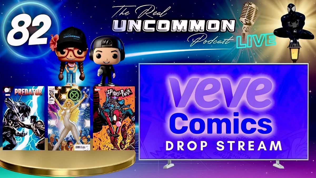 We’ll be going live for another (late night / early morning) @veve_comics drop stream starting @ 11:00pm PST. Come through if you’ll be staying up 🎃🤙🏽. Link: youtube.com/live/iQDo5Qehr… @DeeOneAndOnly_ @therealUCpod