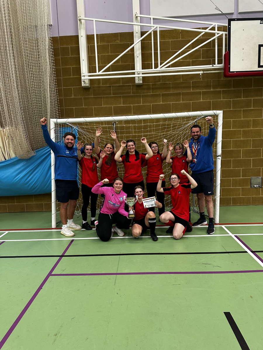 🏆CHAMPIONS🏆 The Y8/9 Girls are the 23/24 Leicestershire County Futsal champions! #ICCPE #UpTheStocks