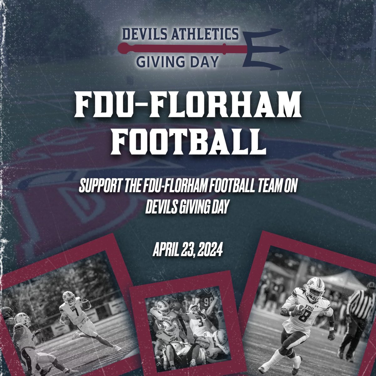Support your FDU Devils Football Program as we head into our 5️⃣0️⃣th season. How to give: 1. Visit connect.fdu.edu/devils/givenow 2. Select “Football” as the Designation Thank you for your continuous support! 🤟🔥