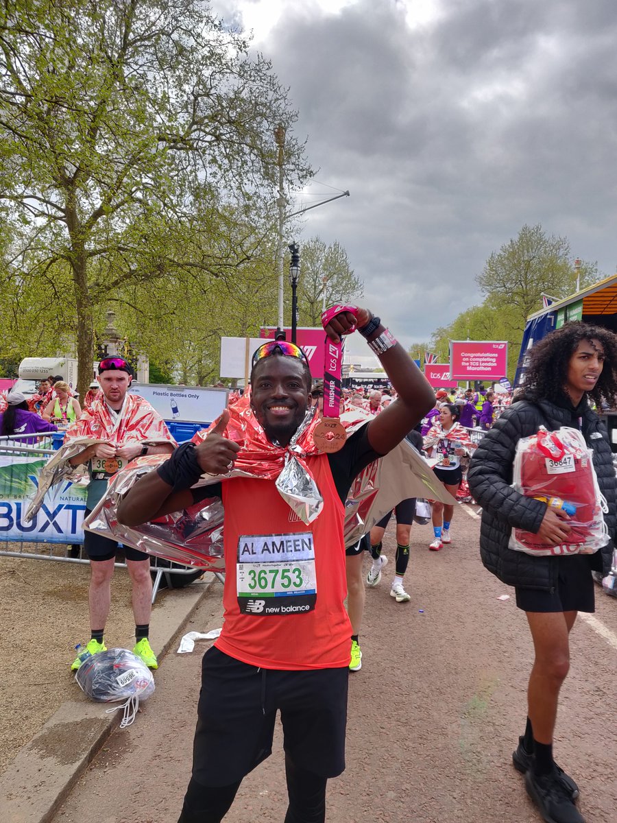 LegendsOfMyself's tweet image. Alhamdullilah. It happened.
#LondonMarathon2024 #WeRuntogether #London #Marathon 
It won't be the last in Shaa Allah.
Thanks to everyone who made this special. ✌🏾🌹😘