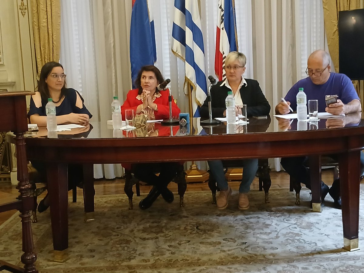 Firma del convenio entre la Suprema Corte de Justicia y la Asociación de la Prensa Uruguaya para la transmisión por streming de juicios de interés público y periodístico.