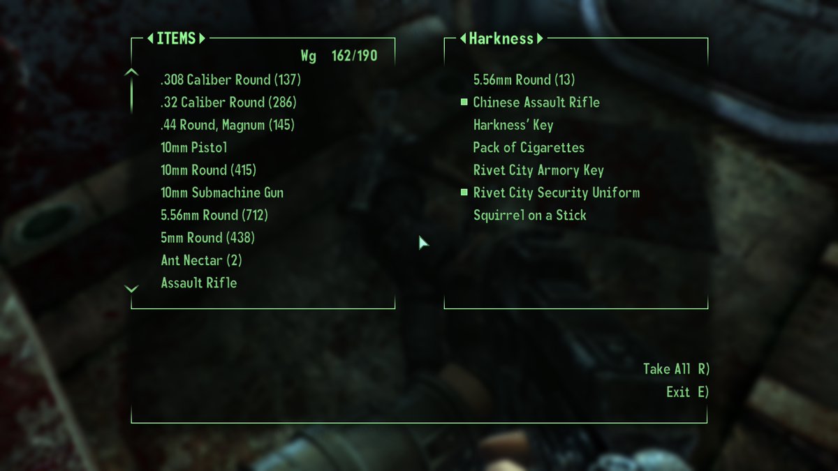 VeryWetLeaf's tweet photo. So I've recently been playing Fallout 3 and I noticed that the foundations for Fallout 4 were already being established with a sidequest of a synth being in the capital wasteland. 

So I just had to check if the guy had synth parts and I would've lost it if he did. phew! https://t.co/cBRLZ74Oil