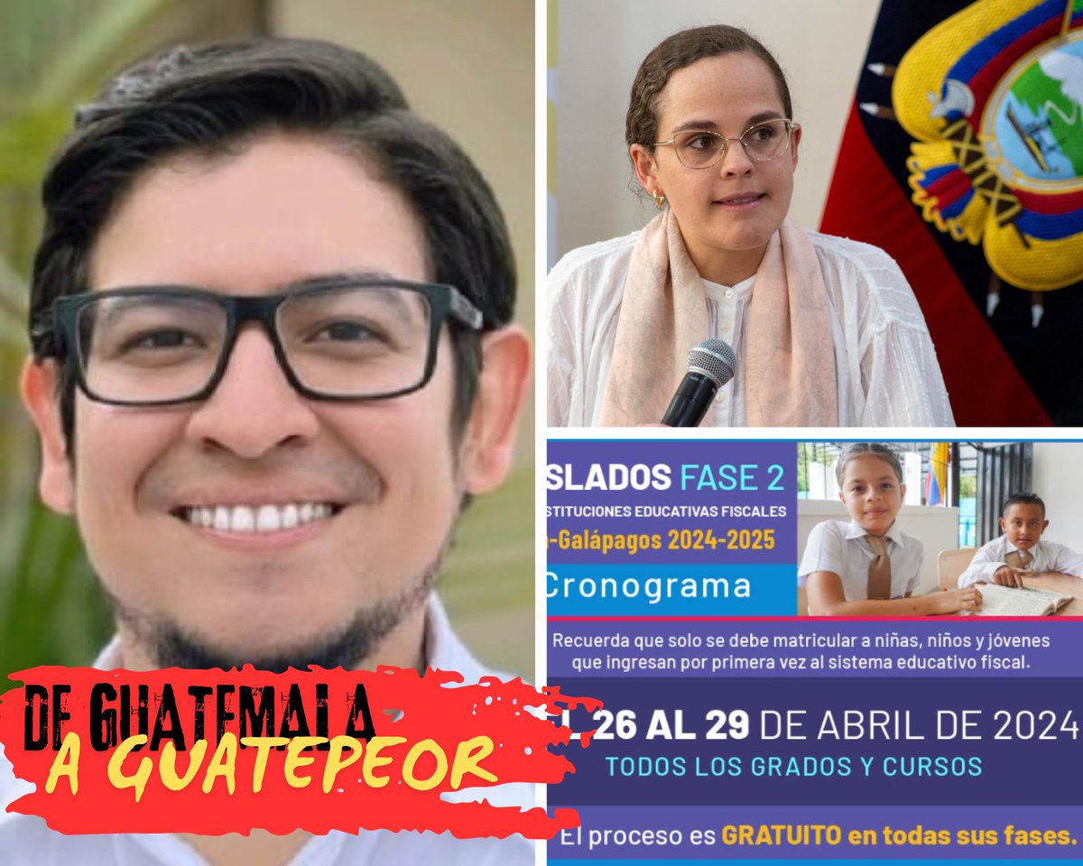 ¿Es una burla al sistema educativo? Hace días reflejaba en la plataforma traslados del 22 al 24 y hoy 23 de Abril dice FASE 2 traslados se harán del 26 al 29 una pena para los 🇪🇨 en esa fecha salir a comprar útiles, uniforme @LuisaGonzalezEC #ministeriodeeducacion #Ecuador