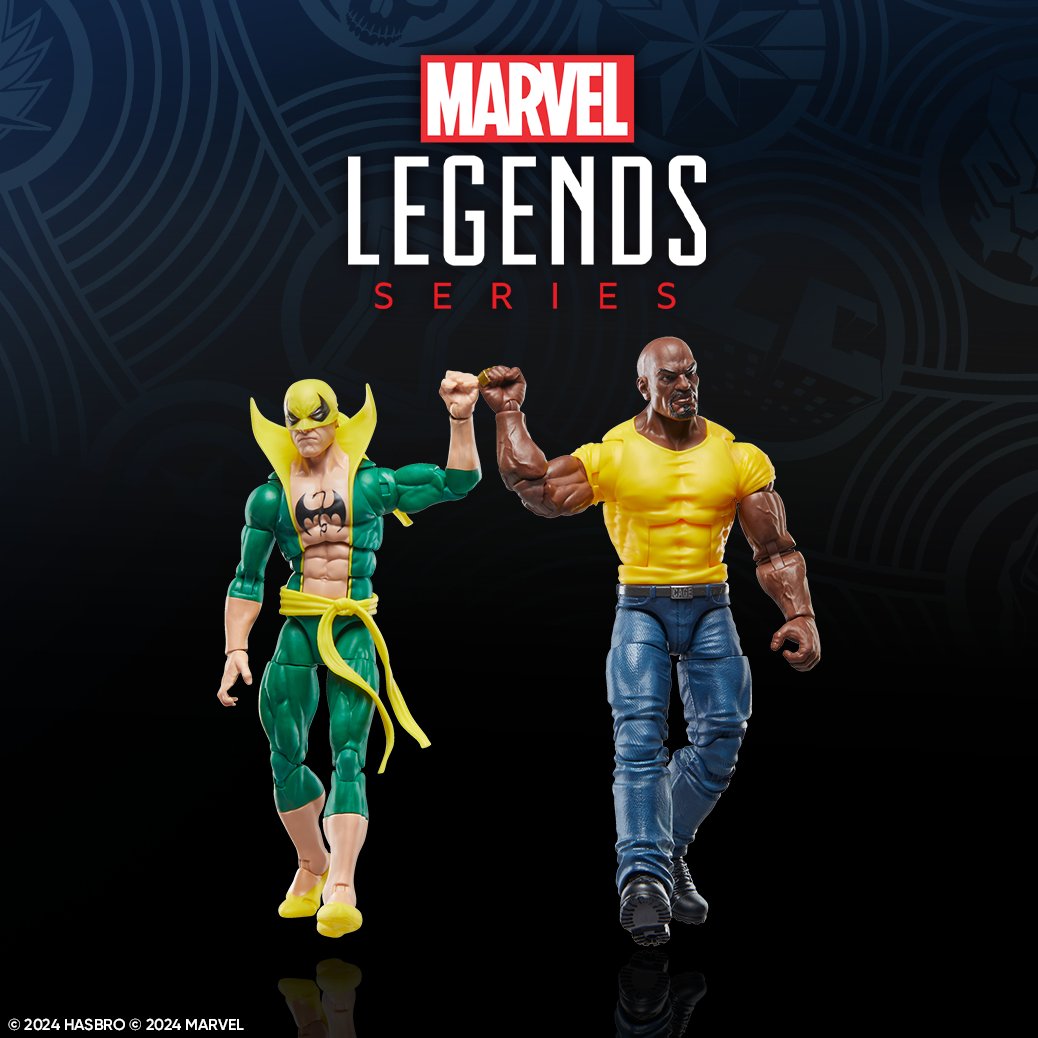 Revealed on last week's Hasbro Pulse #Marvel Fanstream, bring the 'Heroes for Hire' to your collection in honor of Marvel's 85th anniversary with the Marvel Legends Series Iron Fist & Luke Cage multipack inspired by Marvel's The New Avengers comics! Pre-order now on #HasbroPulse!