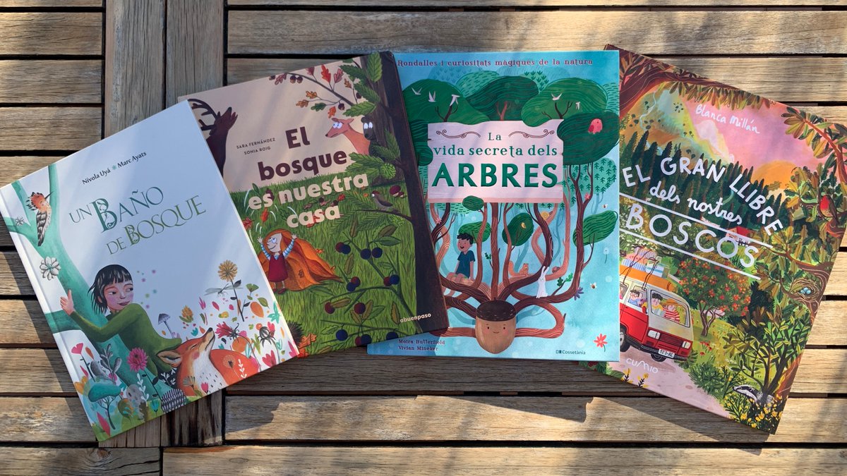 📚També tenim recomanacions per als més petits: #llibres que descobreixen la vida dels #boscos🌲, dels #arbres i el seu entorn, de la seva importància, dels éssers que els acompanyen 🪺 , de com ens ajuden i cuiden 💚 #ABA #arbrebalear #SantJordi2024