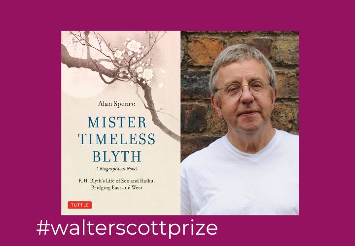 'He was in jail at 18 for objecting to WWI. It took courage in that society at that time to stand up and declare your opposition to all that jingoism.' Learn more about Alan Spence's #WalterScottPrize longlisted MISTER TIMELESS BLYTH (@TuttleBooks): japantimes.co.jp/culture/2023/0…