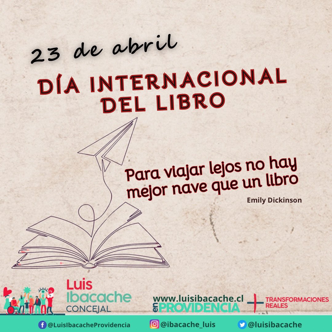 En el Día del Libro, celebremos la magia de la lectura y el conocimiento que los libros nos brindan. Cada libro es una ventana a otros mundos, permanente fuente de inspiración y una herramienta para el aprendizaje. ¡Que nunca falte un libro en nuestras vidas! #DiaDelLibro2024