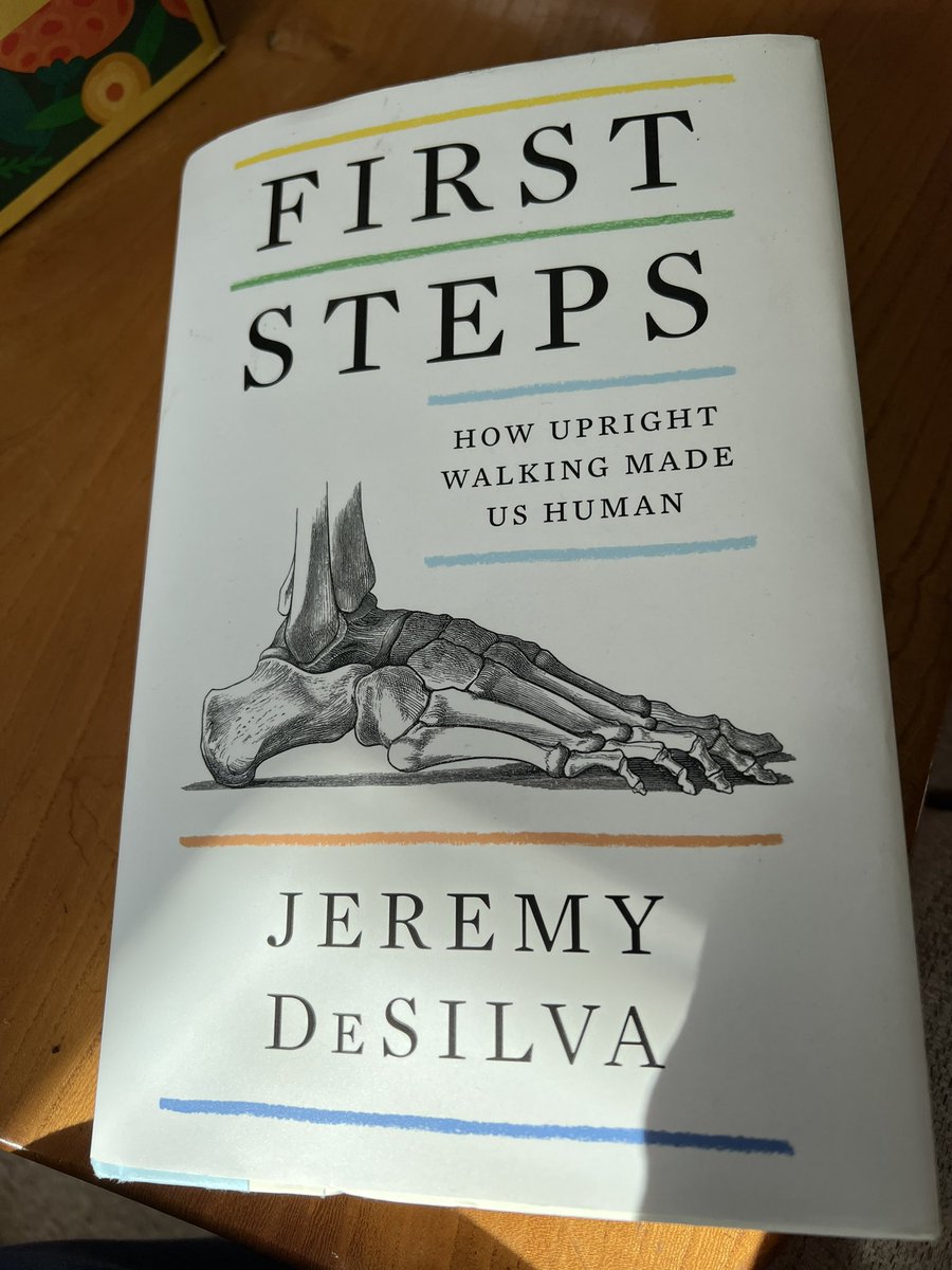 A nice note discovered in @dartmouth paleoanthropologist  Dr. Jeremy DeSilva's book #FirstSteps from @HarperCollins;  

It's an excellent book on the evolution of human #walking! 

Access and opportunity matter. 

#paleoanthropology #creativity #humanity