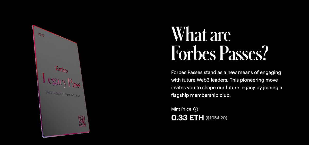 Forbes: “NFTs are dead”                   Also Forbes: