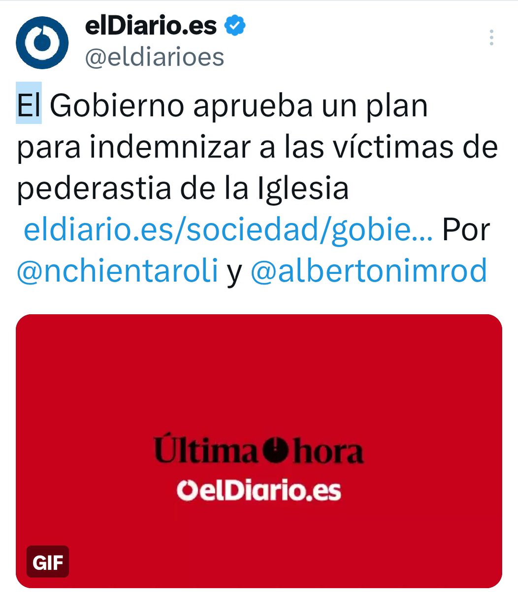 Las víctimas merecen más que una indemnización, pero no por parte del Estado, si no por parte de la iglesia cómplice y pesetera.