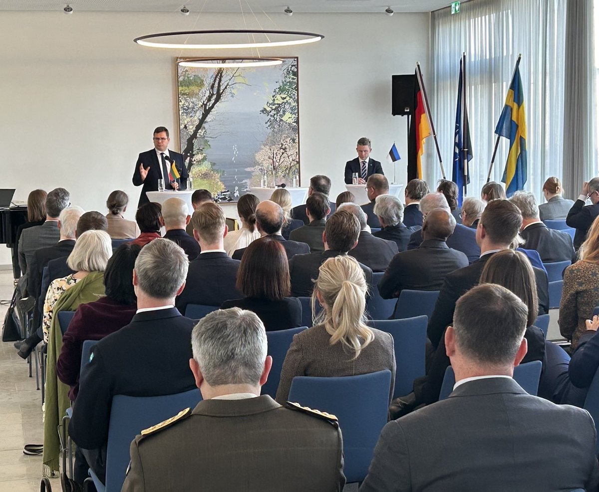At the event ‘Road to NATO’s Washington Summit: The Future of Nordic-Baltic Allies’ - this Summit shoul deliver results and demonstrate #NATO’s resolve, will and capabilities to defend every inch of the Alliance.