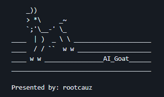 Learn #LLM security through a set of challenges - AI Goat. github.com/dhammon/ai-goa…