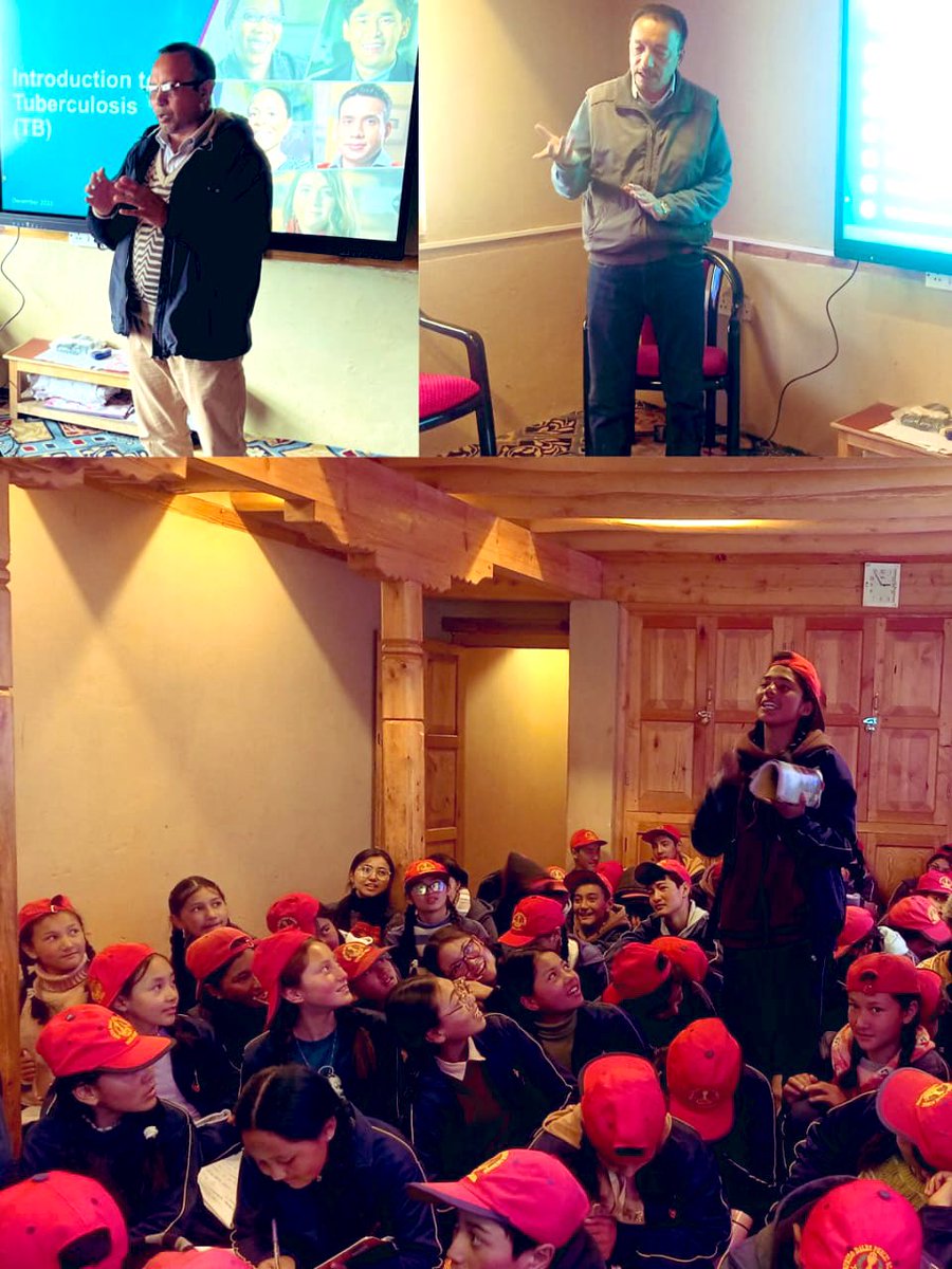 DTC Kargil conducted impactful TB awareness at Shargole High School &amp; Spring Dales Mulbek. Led by Dr. Abbas, DTO &amp; Dr. Ibrahim, MO DTC Kargil, alongside team from  NTEP &amp; TBHV, the sessions aimed to educate &amp; empower students abt TB prevention &amp; management.