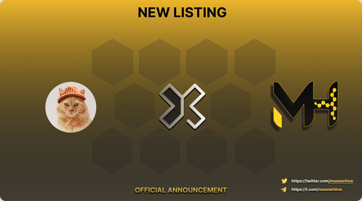 🚀 Exciting News! 🚀 We're thrilled to welcome $CATEWIF to Moonerhive! 🎉 visit now to know more about $CATEWIF. 🌟 #Cryptocurrency #NewToken #MoonerHive Explore more: moonerhive.com/token-details/…
