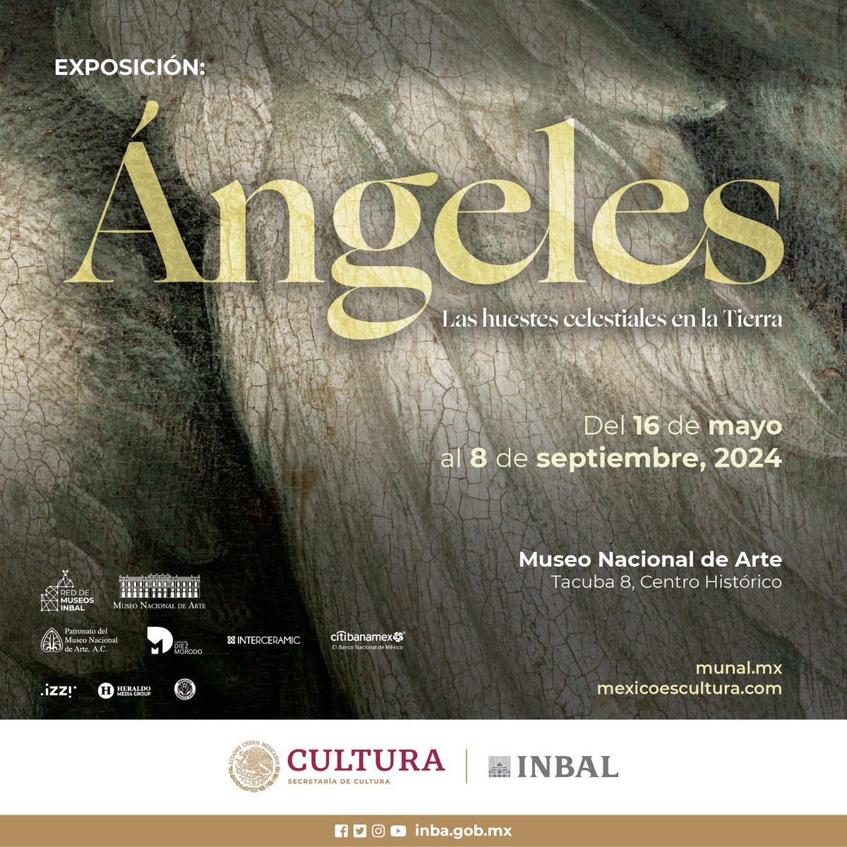 Mensajeros, portavoces, intermediarios, figuras de combate y defensores de las leyes divinas.
 
Descubre nuestra próxima exposición temporal «Ángeles. Las huestes celestiales en la Tierra».
 
✨A partir del 16 de mayo, 19 h✨