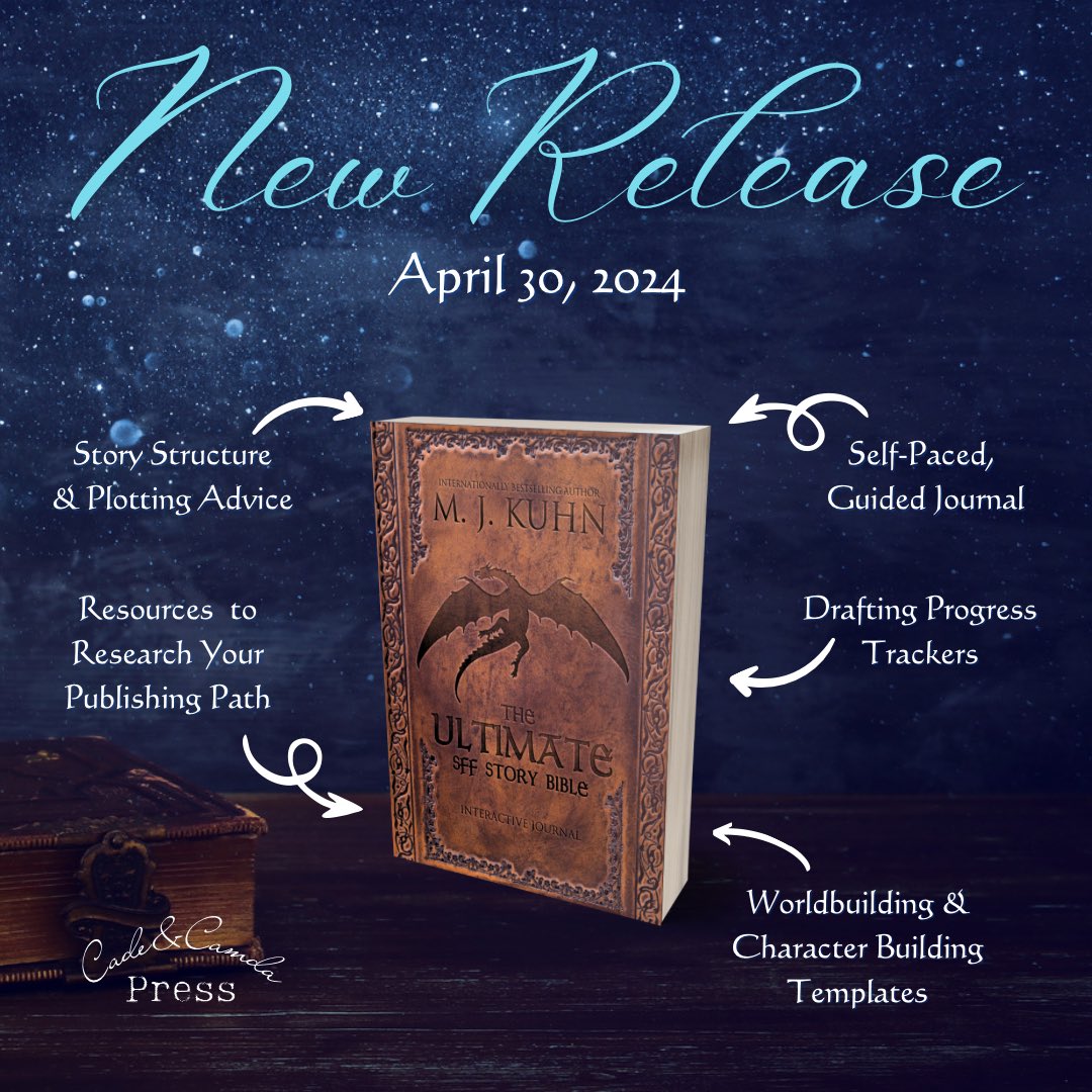 M. J. Kuhn (@mjkuhnbooks) on Twitter photo ✨ANNOUNCEMENT!✨
I’ve put together a full guide of my novel planning process!
The guide helps with worldbuilding, character building, plotting, & more!
The beautiful cover is by <a href="/adrianmgibson/">ADRIAN M. GIBSON 🍄💙 SPFBO X 2nd Place</a>
I’m so proud of what I’ve put together and can’t wait to share it with you all! ✨ANNOUNCEMENT!✨
I’ve put together a full guide of my novel planning process!
The guide helps with worldbuilding, character building, plotting, & more!
The beautiful cover is by <a href="/adrianmgibson/">ADRIAN M. GIBSON 🍄💙 SPFBO X 2nd Place</a>
I’m so proud of what I’ve put together and can’t wait to share it with you all!
