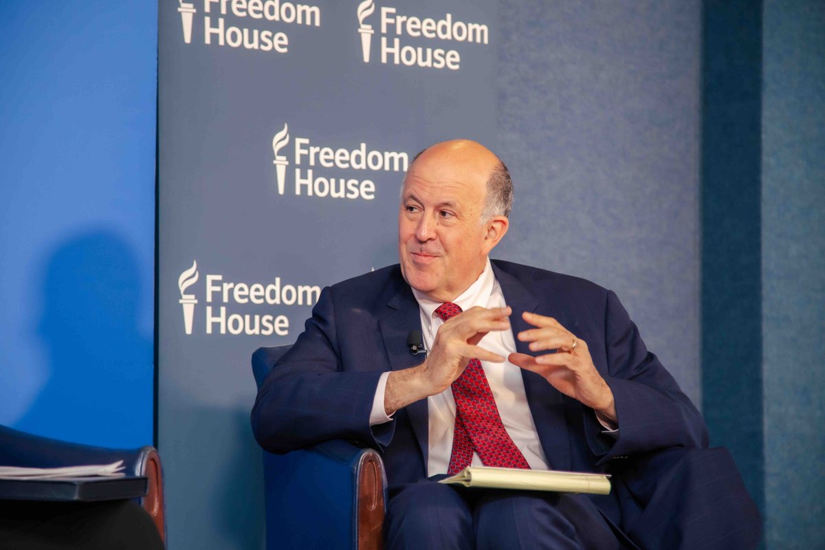Celebrating two decades of impactful work at today’s event with @freedomhouse. It was inspiring to see such a great turnout as we discussed the future of locally-led development and our commitment to democracy. Thanks for helping us mark this milestone! #MCC20