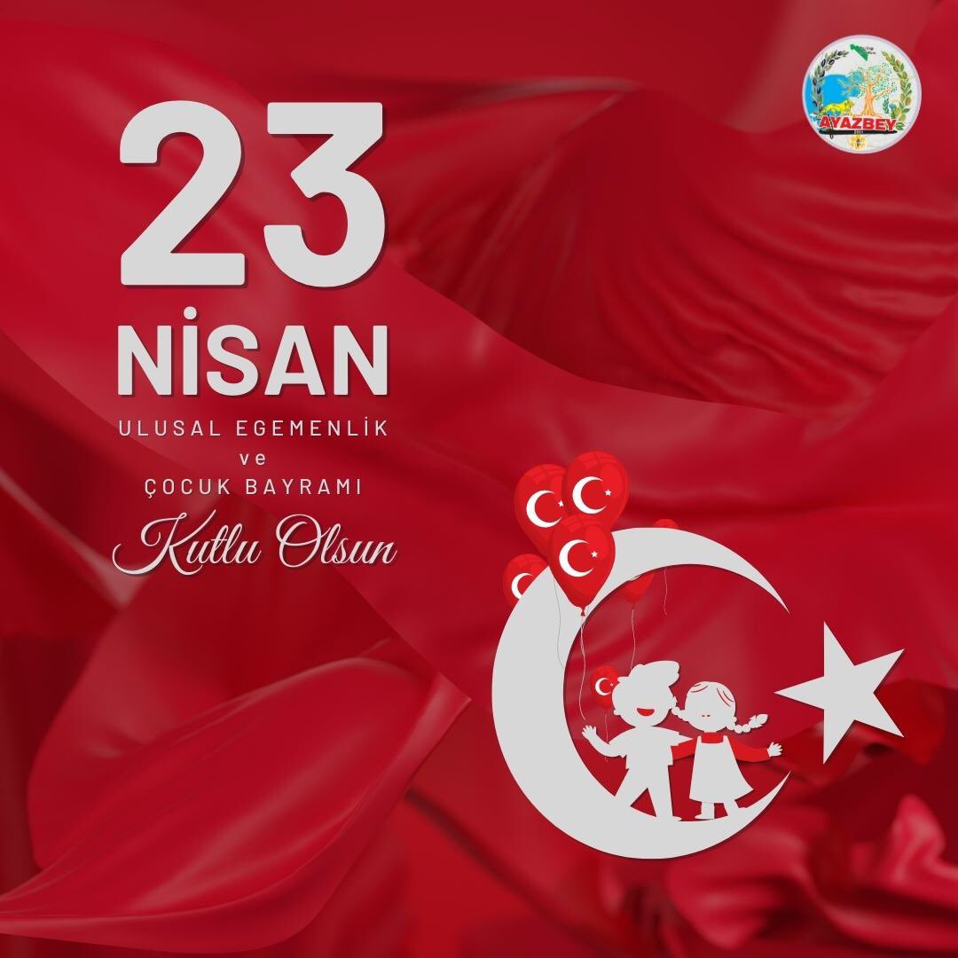 Ulusal Egemenlik ve Çocuk Bayramı kutlu olsun. 🇹🇷🇹🇷🇹🇷🕊️🕊️🕊️💐💐💐