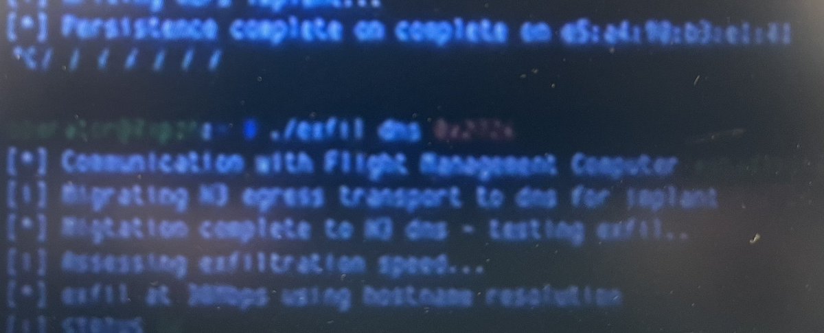 Proof that MH370 was in fact hacked thru DNS. You can see on the hacker’s screen that they are exfiltrating using it.
This is the Russian special ops team who pwned the avionics. It must be true, as it’s on Netflix.