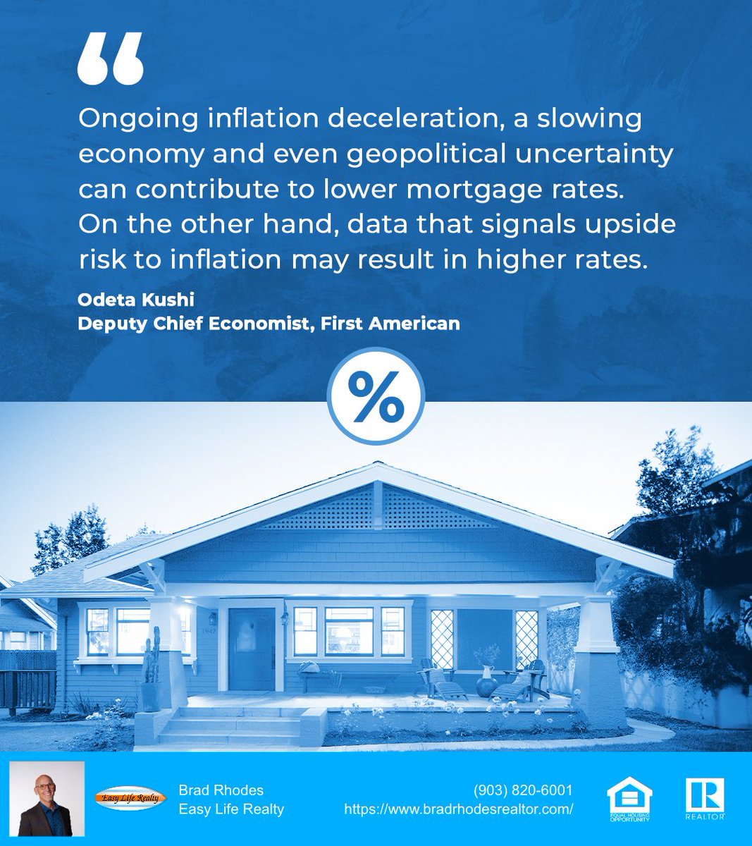 Ever wonder what makes mortgage rates go up or down? From economic trends to inflation, it's a complex web. And trying to keep up with the latest news on all those details can be stressful. 

#mortgagerates #realestateagent #keepingcurrentmatters