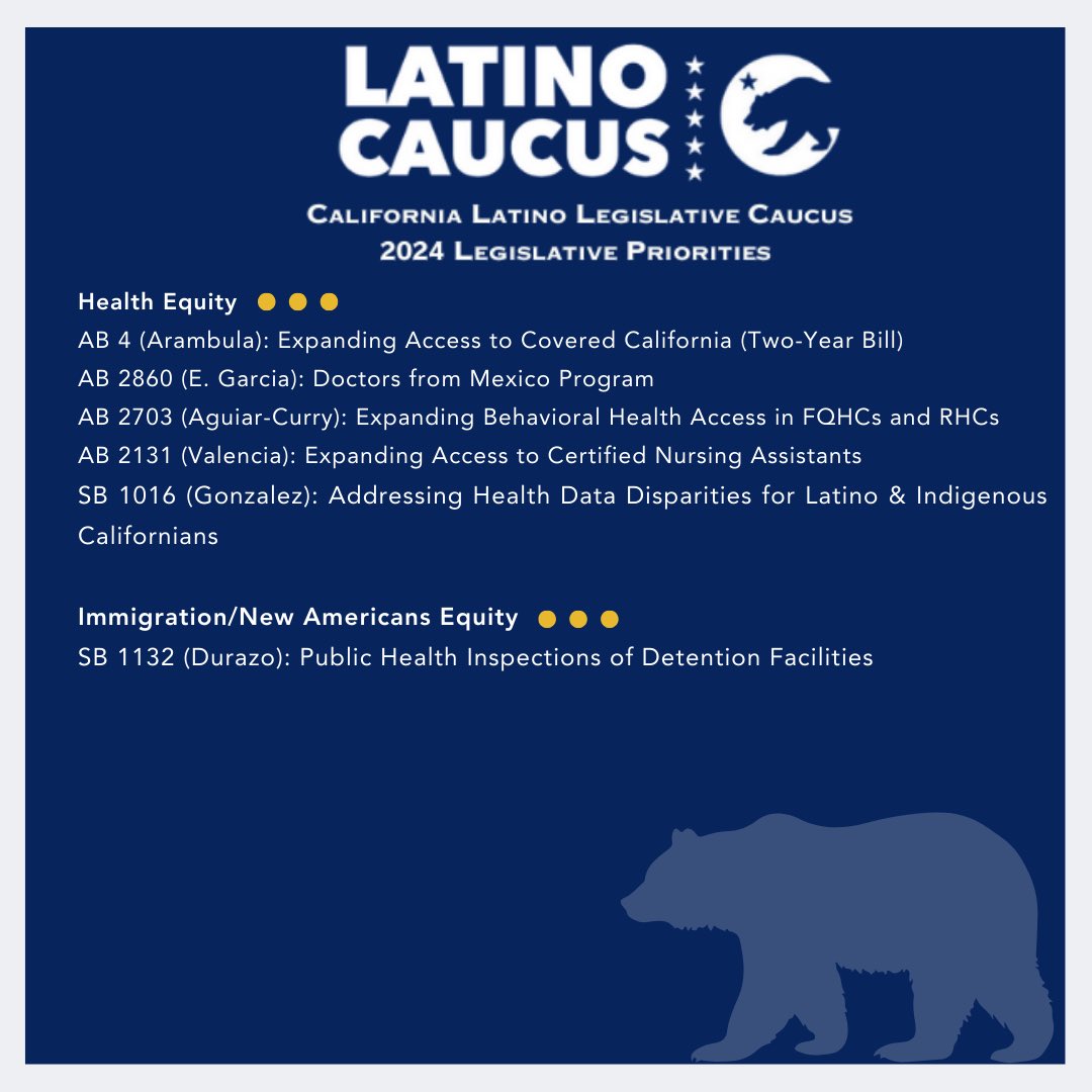 Tomorrow: Latino Caucus Press Conference at 11-11:45a.m. View it here: youtube.com/live/GmYFCuJAC…