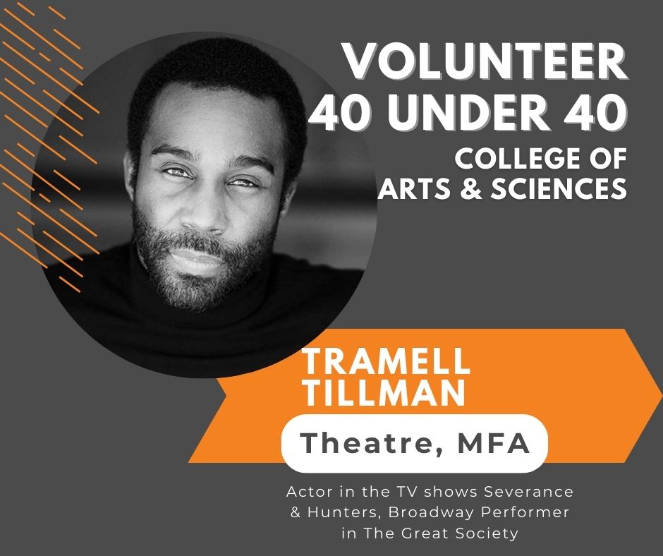 Tramell Tillman pursued his acting career after graduating in 2014 with his MFA in theatre. He was recently in 'Severance' and previously in 'Hunters' and on Broadway in 'The Great Society.'

Meet the entire Class of 2024: bit.ly/3IFr9UM

#UTKArtSci #EndlessOpportunities