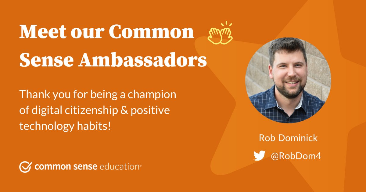 💡 Brightening the digital world, one ambassador at a time! Celebrating this year's Common Sense Ambassadors - your guidance is key to building a more thoughtful and inclusive online community. Meet Ambassador Rob Dominick from Maine! #DigitalLeadership #CommonSenseAmbassador