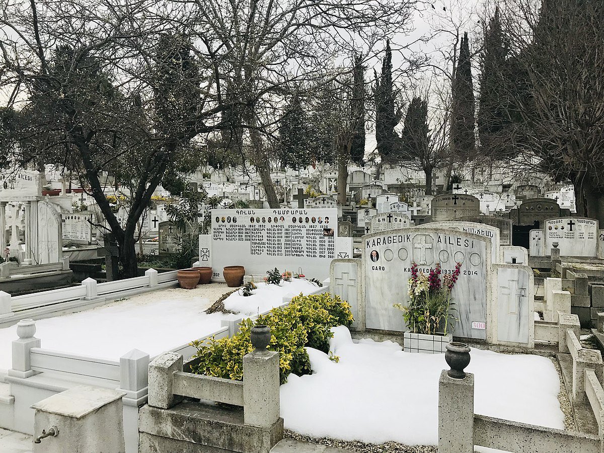 Left: Turks’ (Azerbaijani) Cemetery in Armenia 
Right: Armenians’ Cemetery in Turkiye 

Do not believe #ArmenianLies