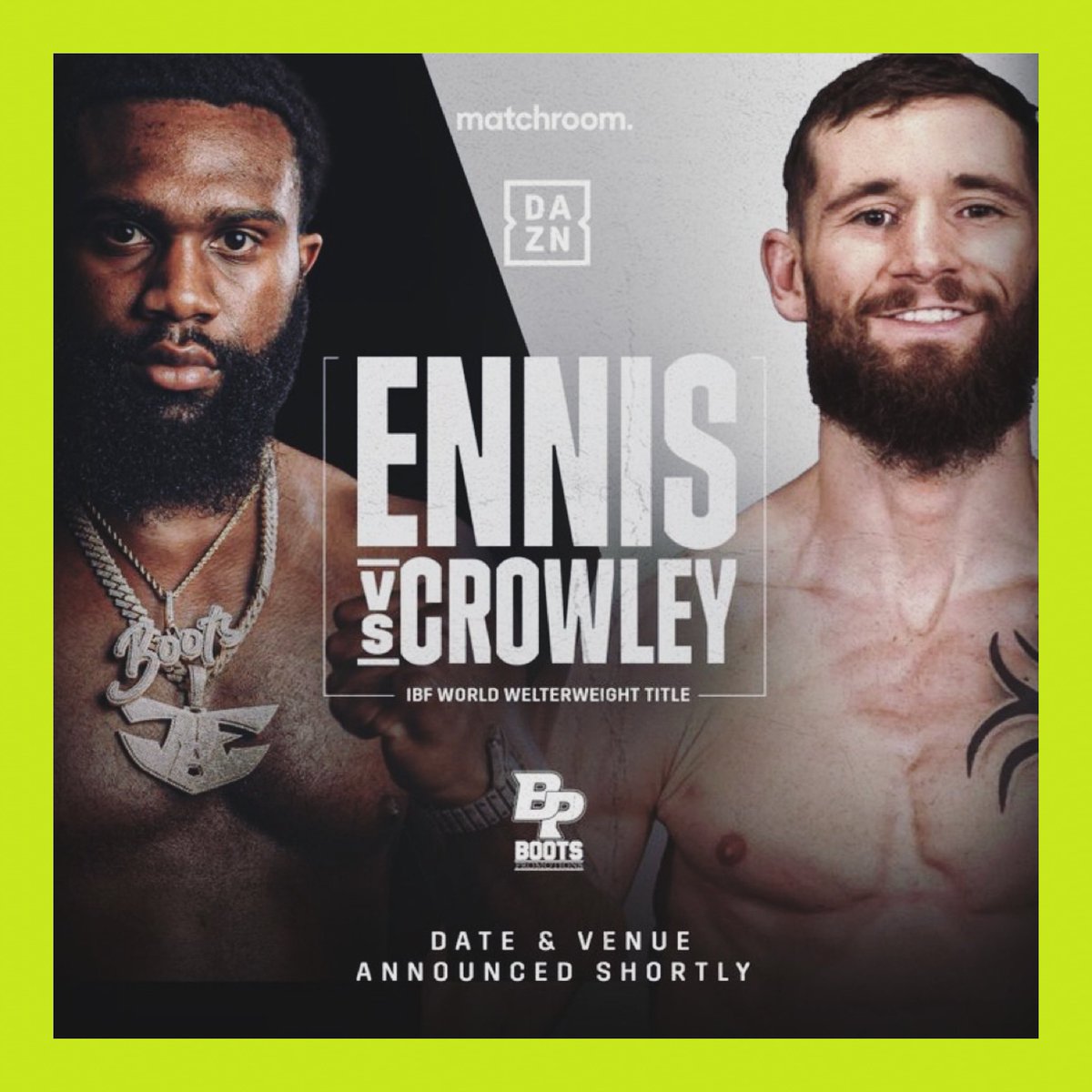 Matchroom boxing pipped PBC to win the purse bids for IBF welterweight champion Jaron Ennis vs his mandatory challenger Cody Crowley. The winning bid was $3.9million. TGB (PBC) bid $2million #fightclub247 #boxing #fighter #champion #forthefans