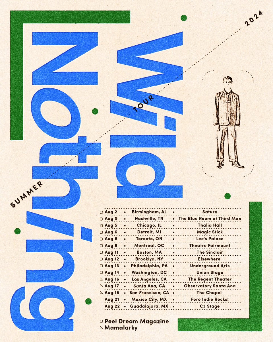 Just announced, touring with @WildNothing this August!