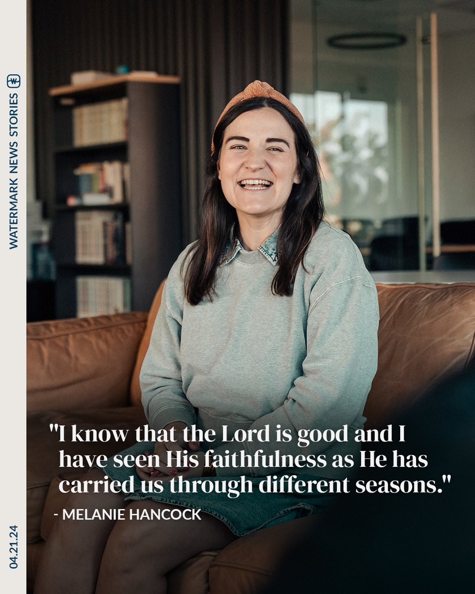 God is in every detail. In this week's Watermark News, Melanie Hancock reflects on her walk with the Lord as He carried her through struggles with anxiety, desires for control, and a season of infertility. Read her story online at watermark.org/blog/in-the-de….