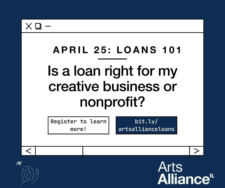 ⏰ Our Help Desk Loans 101 for creatives workshop is just 2 DAYS AWAY! ⏰

Bring questions on microlending, credit approval, and more -- plus, we'll talk through  state programs designed to support funding your dream project or space. 

Register here: bit.ly/artsalliancelo…
