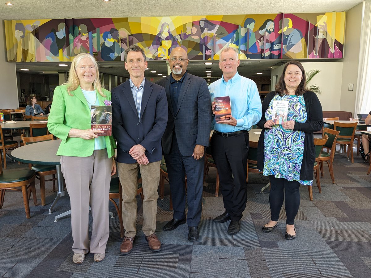WesleyTheoSem's tweet photo. We recently celebrated Faculty and Staff who have books out for purchase in this last year. Authors we celebrated were: Jean Dudek, Anthony Hunt, Deryl Davis, Denise Hopkins and Michael Koppel, Jessica Anschutz and Doug Powe, Josiah Young, Salih Sayilgan, and Jana Strukova. https://t.co/yT5PbvWelf